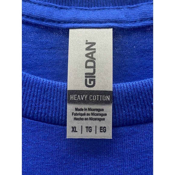 Disc Golf Shirt 99 PROBLEMS Disc Golf Custom Vinyl Logo XL T-Shirt Blue - Picture 4 of 7